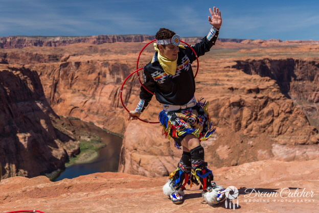 Horseshoe Bend Wedding Hoop Dance