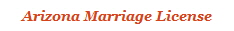 Arizona Marriage License